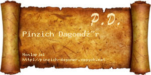 Pinzich Dagomér névjegykártya